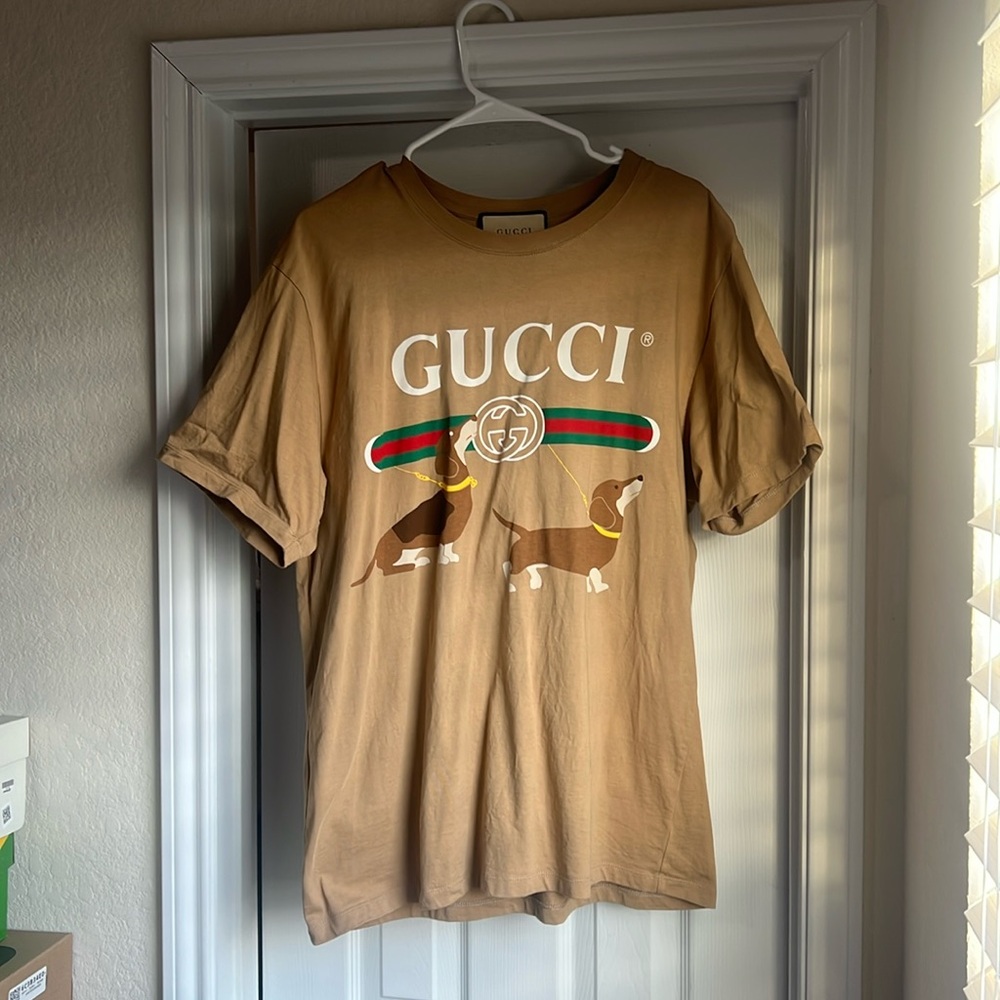 Gucci Dog T shirt Size L